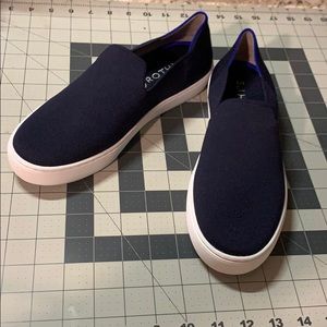 Rothy’s Slip on Sneaker in Deep Navy